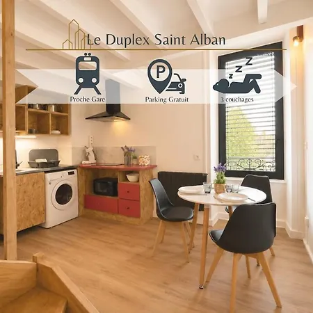 Le Duplex Saint Alban דירה רואן
